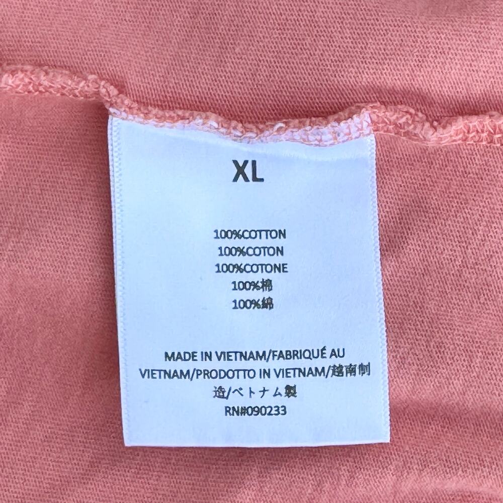 Fear of God Essentials Logo T-Shirt Orange Oversized Men's XL Streetwear - Picture 8 of 9